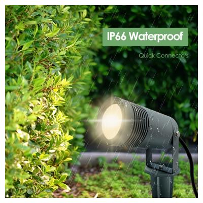 China IP65 LED Landscape Light 10W 2700k 3000k Architectural Lamp Fecade Garden Lighting With Base Or Spike zu verkaufen