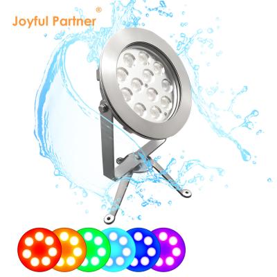 China Warmverkauf 12x3W RGB 3in1 Außen IP68 Wasserdicht Edelstahl RGB LED Licht Tauch zu verkaufen