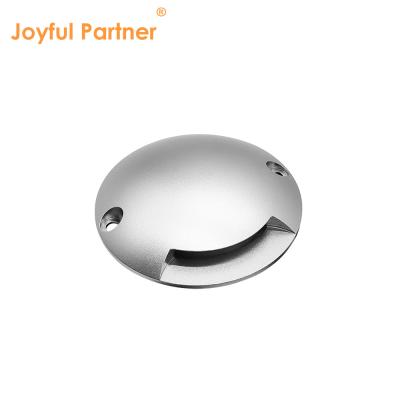 China Anti-UV Anodized DC12v Aluminum Body 1.2W White Cover Recessed Step Light for sale