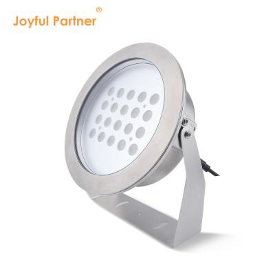 China Acero inoxidable IP68 LED luces submarinas 40W Blanco cálido de un solo color luz de estanque para fiesta piscina jardín de casa en venta