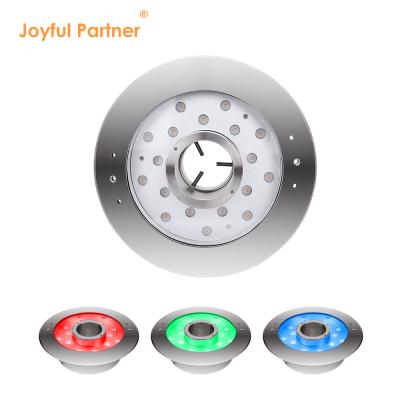 Cina Joyful Partner 6W 9W 12W 18W 24V DMX Controllo In acciaio inossidabile IP68 Luce di fontana RGB subacquea in vendita