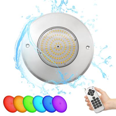 China AC12V de voltaje constante 18W Bajo el agua sumergible lámparas de piscina LED con APP / transformador de control remoto en venta