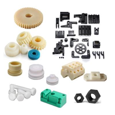 China PE etc PE PEEK white machinery / equipment / injection electronic / medical / automotive / household. Custom ABS White Plastic Molding Parts Injection Molds Plastic Parts for sale