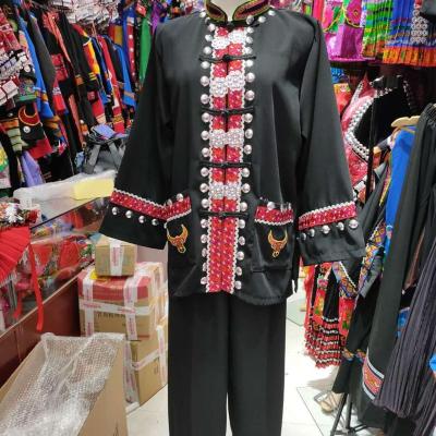 China WJ30132 Hmong Dresses Handmade Miao Men Costume Men's Clothing for sale