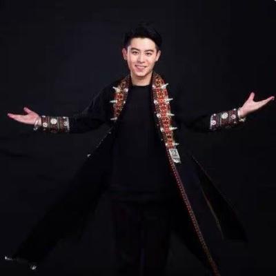 China WJ30026 Hmong Dresses Handmade Miao Men Costume Men's Clothing for sale