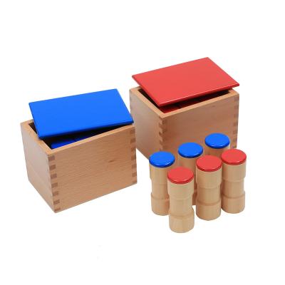 China Kindergarten eco-friendly materials and early childhood montessori sound boxes of kindergarten preschool educational sensory materials for sale