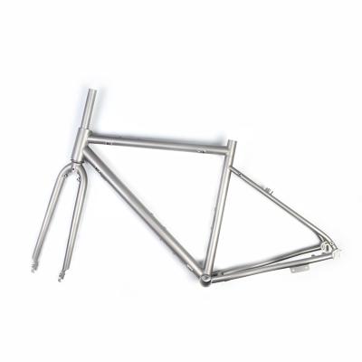 China Road Bikes TIRIS CR3-01 Titanium Gravel Bicycle Frame Parts Cycling Bike Frame Pieces For Traveling Road Bike Custom Factory Direct 700C for sale