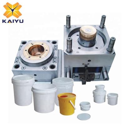 China Injection Paint Steel Customized Plastic Bucket Molds 5l 10l 20l I Bucket Mold for sale