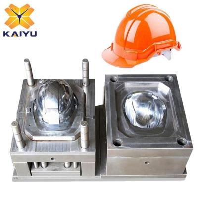 China Custom Injection Molding Steel Plastic Hard Hat Injection Hard Hat Plastic Frame for sale