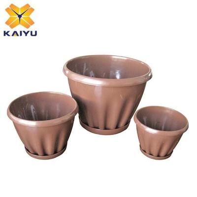 China Customized China Injection Molding Steel Plastic Flower Pot Plastic Molding for sale