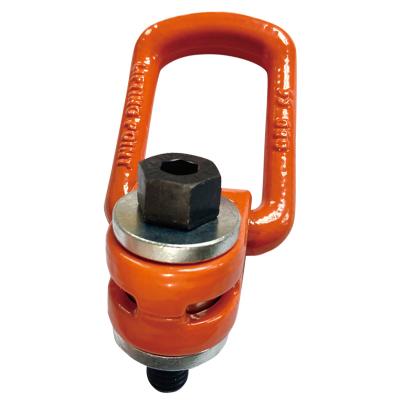 China Lifting Fittings Lifting Sling Drop Forged Alloy Steel Swivel Hoist ring for sale