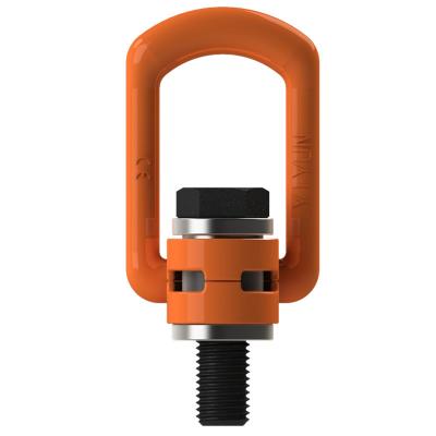 China Alloy Steel Jacking Bolt On Crane Ring Rotating Swivel Eye 20 Ton M48 for sale