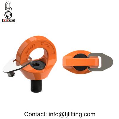 China Swivel Lifting YD084 M30 M33 WLL4.5T Alloy Steel Us Swivel TypeG80 Threaded Eye 4.5T Crane Rings for sale