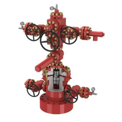 China SLSM Oilfield Wellhead Christmas Tree And Accessories For Oil Drilling 3000-15000PSI Te koop