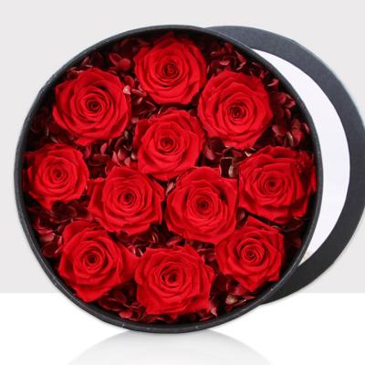 China Wholesale Infinity Rose Home Decor Gifts Weddings Decoration Ammy Valentine Preserved Rose Flower Forever Eternal Rose for sale