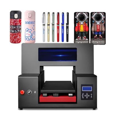 China Hotels Refinecolor Inkjet Printer With XP600 Printhead Digital Printer For Phone Case PVC Acrylic Card UV Flatbed Printer for sale