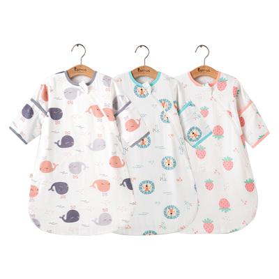 China Factory Price OEM ODM Cheap Spring Autumn Breathable Detachable Sleeve Baby Antibacterial Clothes Sleep Sack Bags for sale