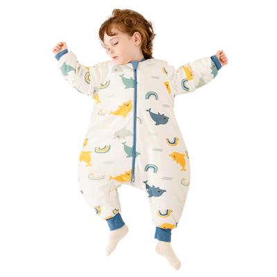 China 2022 Super New Products Breathable Winter Thicken All Storage Temperature Smart Baby Cotton Romper Sleeping Bag Unisex Clothing Set for sale