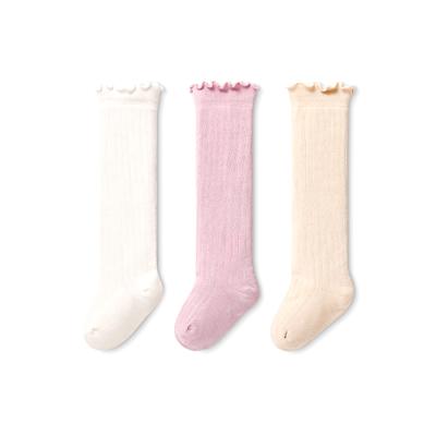 China 2022 Summer New Product Antibacterial Cute Baby Cotton Breathable Comfortable Anti Slip Stocking Netherstock Sock for sale