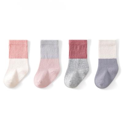 China 2022 Spring Autumn Cotton Factory Wholesale Price Antibacterial Hot Selling High Quality 100% Customized Anti Slip Baby Socks for sale