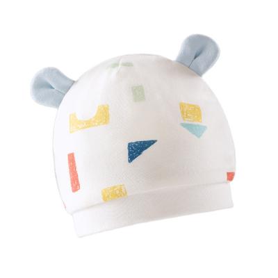 China Cute Newborn Infant Hats Unisex Beanie Cap Baby Beanie Hats Custom Factory Wholesales Elastic High Quality Newborn Infant Cotton for sale