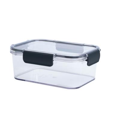 China Plastic Clear Food Storage Container Seal Clear Lunch Box Airtight Set for sale