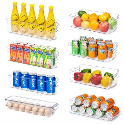 China Clear Fridge Organizer Food Storage Containers Fridge - Stackable Fridge Organizer Keeper Drawers for sale