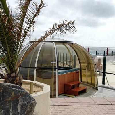 China Modern Clear Dome Tent for Hot Tub Enclosure Spa Sunroom Dome Garden Starry Bubble House for sale