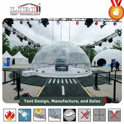 China Half Sphere Tent 15m Geodesic Dome Half Sphere Tent For Party Event for sale