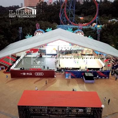 China Exhibition/Party/Event/Trade Show/Wedding/Commercial Sports Hall Tent Outdoor Aluminum Warehouse View For 3x3 Basketball Game for sale