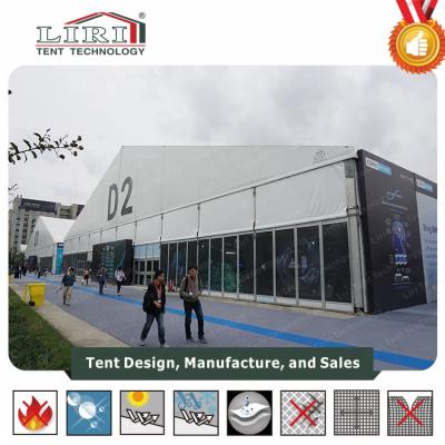 China Wedding premium outdoor glass wall marquee tent for exhibition for sale