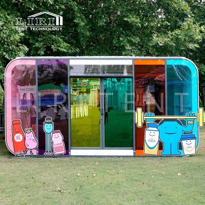 China Wedding Capsule House Creative Glass Inflatable Glamping Tents For Outdoor Events Marquee for sale