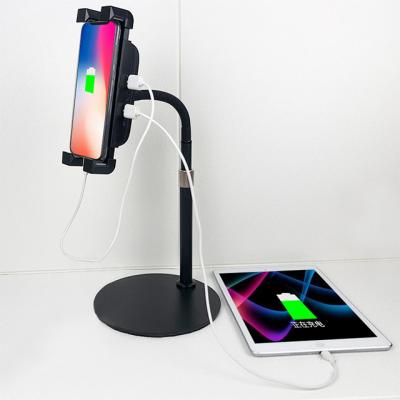 China New Arrival Fast Charging Mobile Phone Tablet Pad Stand Holder 10000mah Desktop Power Bank For iPhone iPad for sale