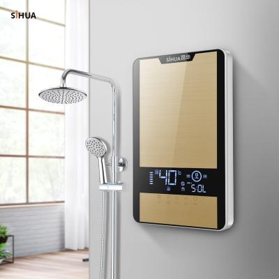 China SiHUA Intelligent Tankless Instant Inverter Tankless Electric Bathroom Water Heater Instant Water Heater Shower For Home for sale