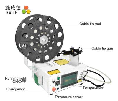 Cina Macchina automatica ergonomica del legame dello zip/macchina impacchettante automatica leggera in vendita