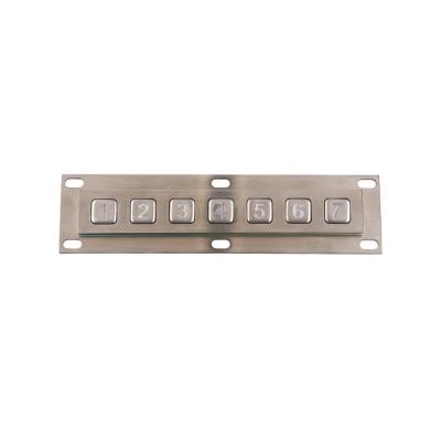 China Telecommunication equipment rubber metal stainless steel LED rs232 electric backlit keypad for elevator for sale