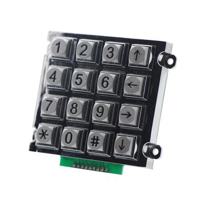 China Zinc Alloy Fuel Dispenser IP65 Vandal Resistance Keypad With 12 Keys For Fuel Dispenser for sale