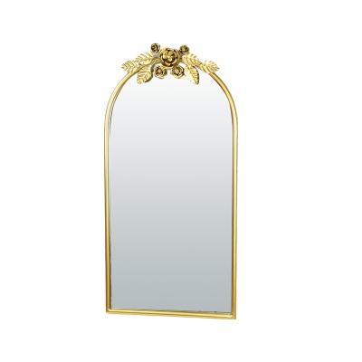 China Coastal Makeup Glass Mirrors Bathroom Decor Fancy House Decoration Vintage Interior Mirror for sale