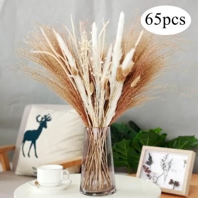 China Decorate Dried Pampas Grass Flower Bouquet for Wedding Decorative Home Decor Flowers and Garlands for sale