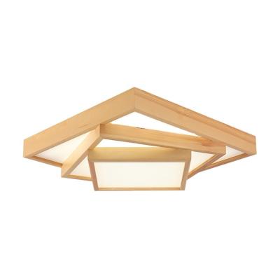 China Rectangular Home Exterior Mounted Indoor Led Ceiling Lights , Led Ceiling Light Lamp for sale