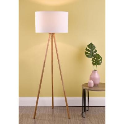 China 2017 Popular Wholesale Popular Bedroom Lights E27 Three Legs Traditional Wooden Floor Lamp for sale