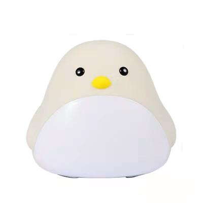 China Modern Creative Personality USB Cartoon Time Bird Night Light Bedside Bedroom Light Eye Protection Fill Table Lamp for sale