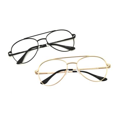 China DOISYER Sunshade 2021 New Arrival Metal Business Optical Frame Men Women Progressive Double Frame Oversized Big Bridge Reading Glasses for sale