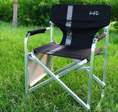 China Director Chair Modern Heavy Duty Folding Camping Chair Oversize Padded Seat With Side Table And Pocket for sale