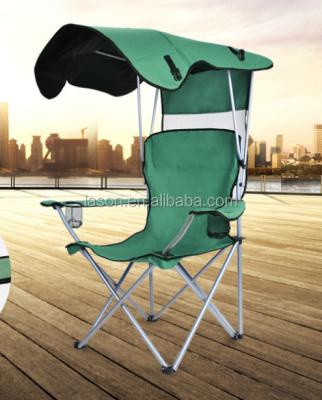 China Fishing chair leisure folding outdoor beach chair with umbrella /sunshade beach chair sales for sale