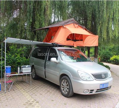 China Outdoor Portable Car Roof Top Folding Good Quality Hot Selling 1-2 Person Camping Waterproof Extended Type Tent for sale