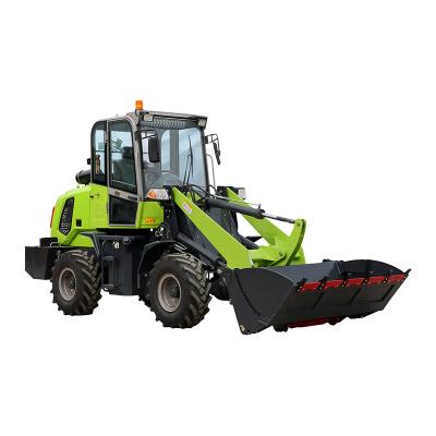 China Construction Material Shops Fw912d Four Wheel Drive Forward Unloading Small Articulated Engineering Wheel Loader With Comfortable Seats for sale