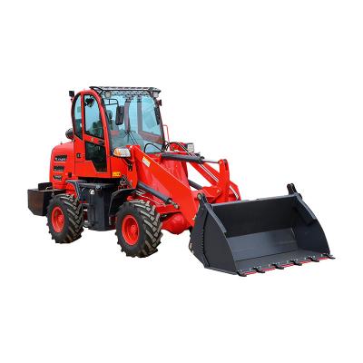 China Official Factory Sales Contract 1.2ton Building Material Stores Fw912c Diesel Front Bucket Mini Wheel Loaders With Attachments And Quick Hitch for sale