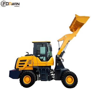 China Garment Shops FW915A 1.5 Ton Chinese Manufacture Small Articulated Mini and Compact Wheel Loaders 0.6CBM Front End Bucket for sale