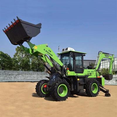 China Garment Shops Chinese Hot Sale FW150 Backhoe Digger And 1.5 Ton Front End Shovel Mini Backhoe Loader for sale